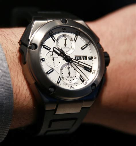 iwc ingenieur double chronograph titanium|iwc schaffhausen chronograph rattrapante.